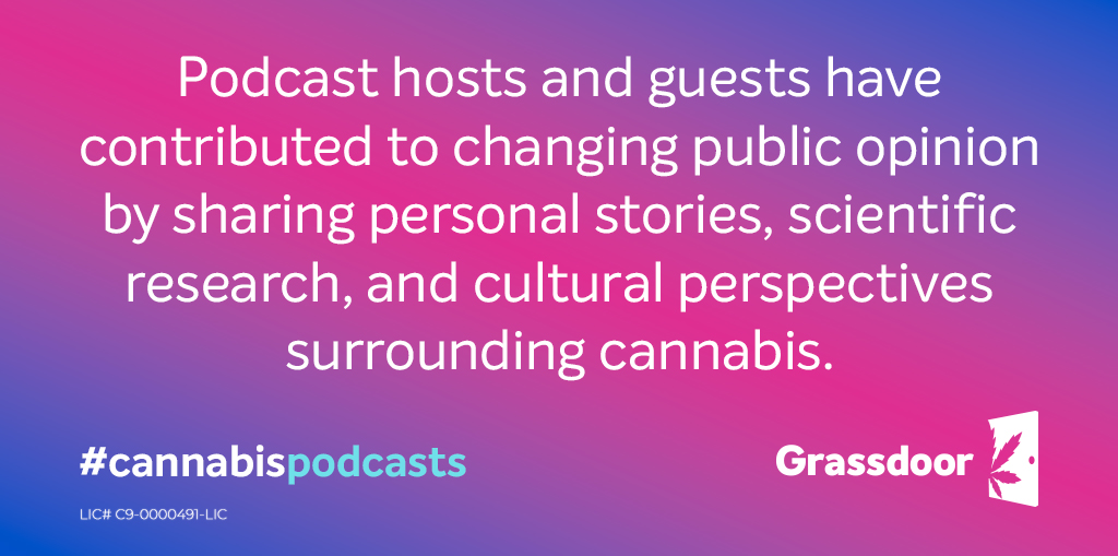 Saying on cannabis podcasts