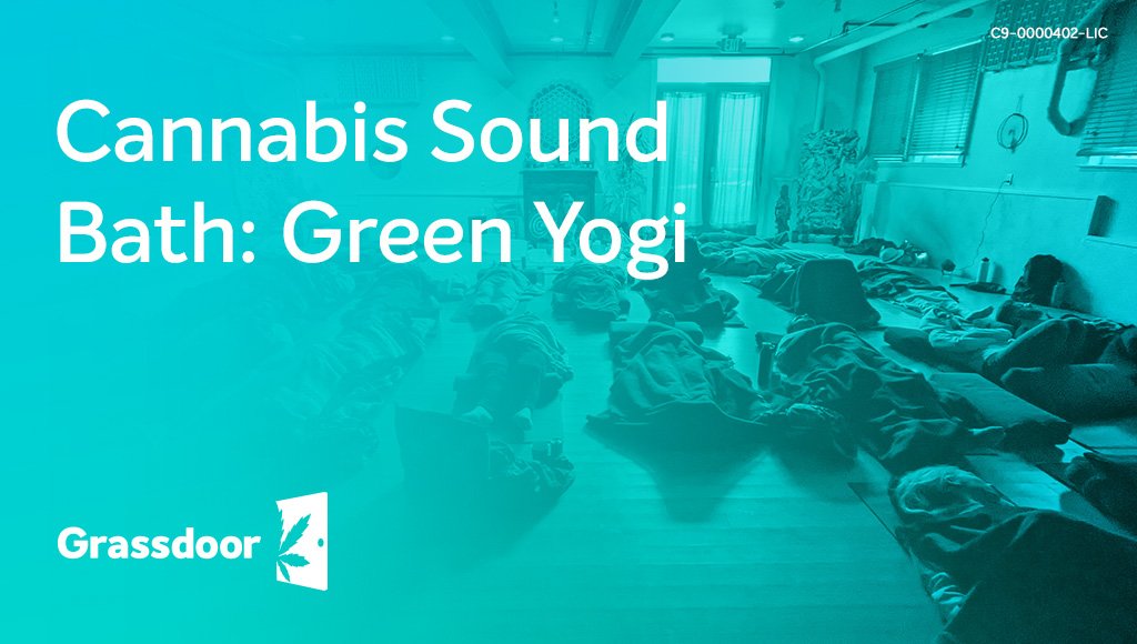 Cannabis Sound Bath: Green Yogi cannabis event in California 2023