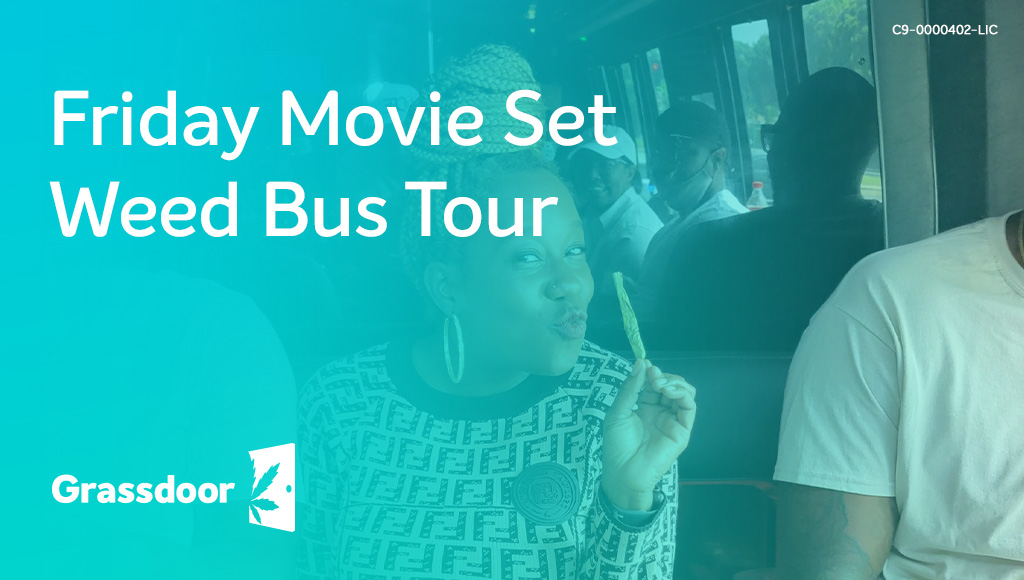 Friday Movie Set Weed Bus Tour cannabis event in California 2023