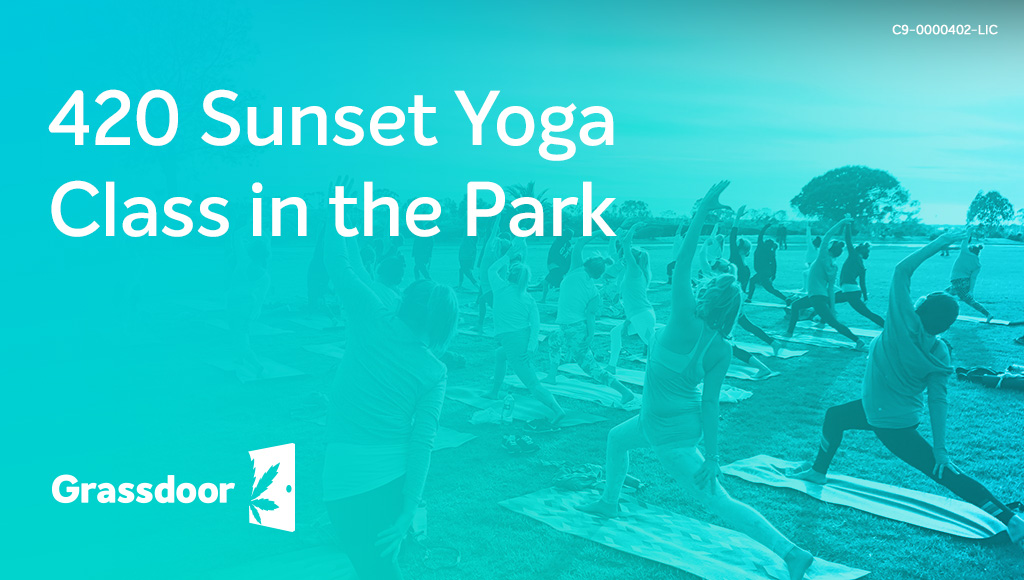 420 Sunset Yoga Class in the Park cannabis event in California 2023